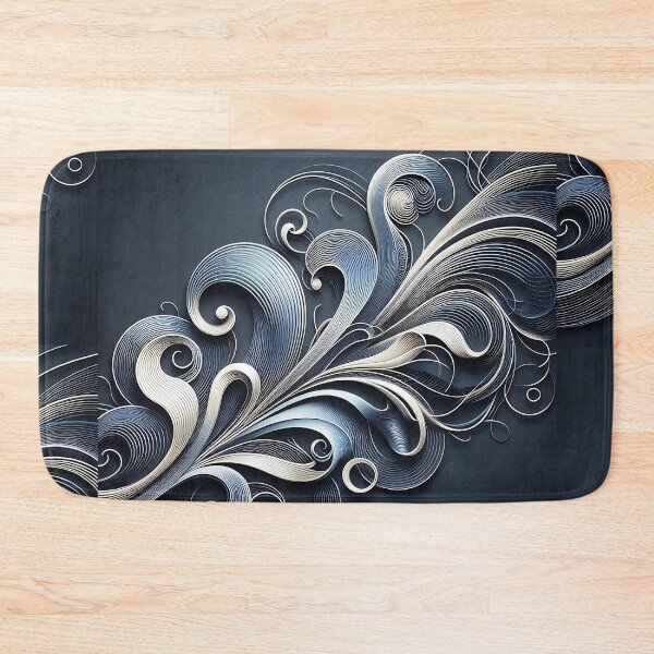 Item preview, Abstract Blue Ribbons designed and sold by Intriguing Designs.