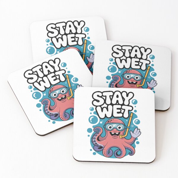 Item preview, Stay Wet Octopus designed and sold by MonkiFlipp.