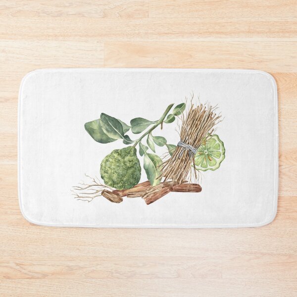 Item preview, Bergamot, Vetiver, Sandalwood Watercolor designed and sold by Flowersforbear.