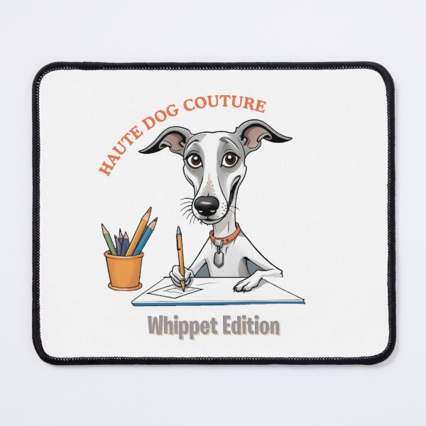 Item preview, Funny Whippet Portrait – Comic Designer Gift – Goofy Dog & Cat Owner Gifts – Humor Pet Lover Design designed and sold by KoraTalks.