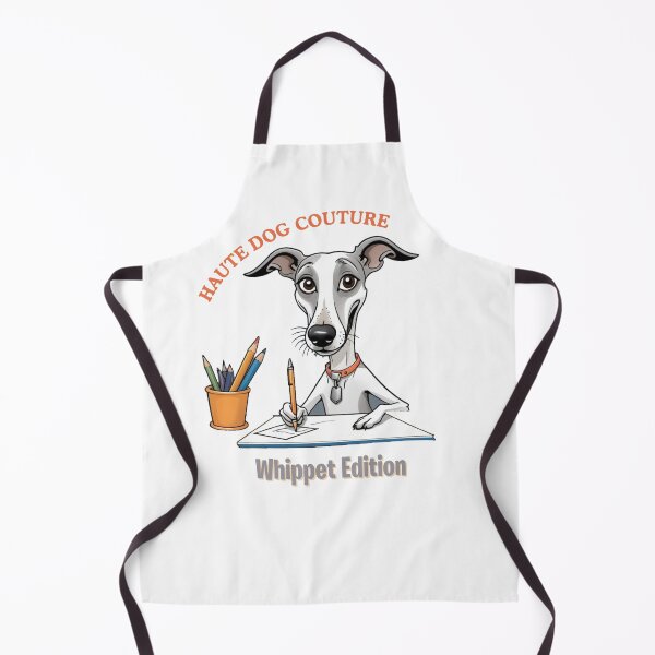 Item preview, Funny Whippet Portrait – Comic Designer Gift – Goofy Dog & Cat Owner Gifts – Humor Pet Lover Design designed and sold by KoraTalks.