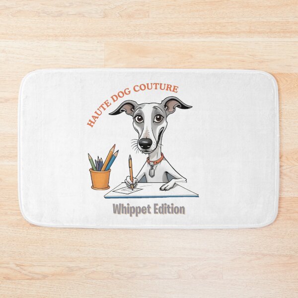 Item preview, Funny Whippet Portrait – Comic Designer Gift – Goofy Dog & Cat Owner Gifts – Humor Pet Lover Design designed and sold by KoraTalks.