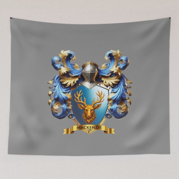 Item preview, MacKenzie Family Crest – Scottish Clan Coat of Arms Heraldry designed and sold by Highlandkings.