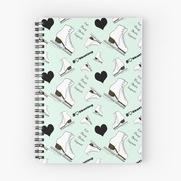 Item preview, Eat, Sleep, Skate, Skates and Hearts Repeat- 2025 Pastel Collection designed and sold by Purposely Designed.