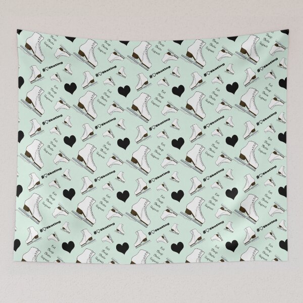 Item preview, Eat, Sleep, Skate, Skates and Hearts Repeat- 2025 Pastel Collection designed and sold by PD-Skating.