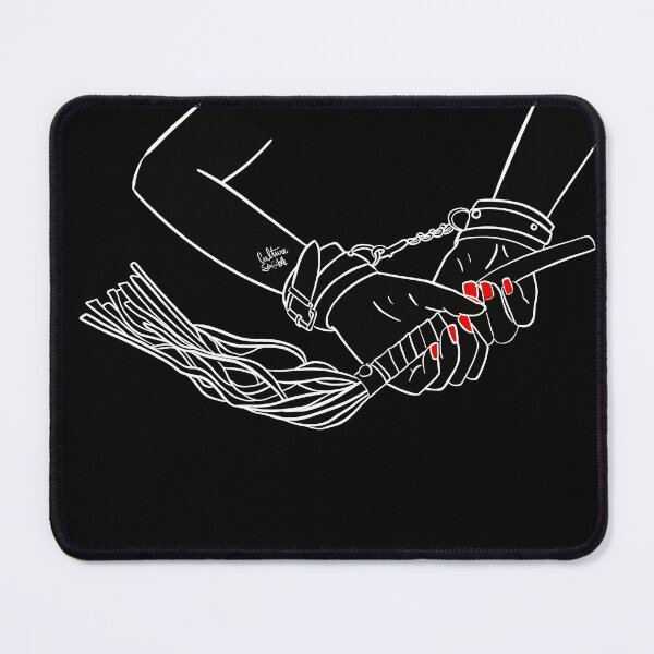 Item preview, Hands tied BDSM leather handcuff and whip designed and sold by Culturesensible.