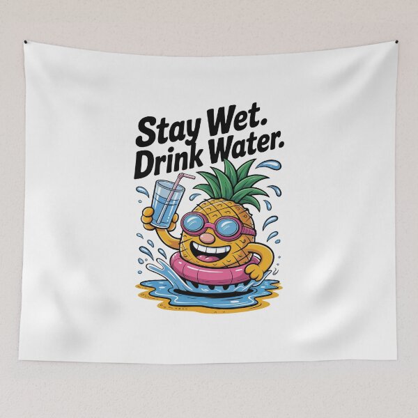 Item preview, Stay Wet Pineaple Drink Water designed and sold by MonkiFlipp.