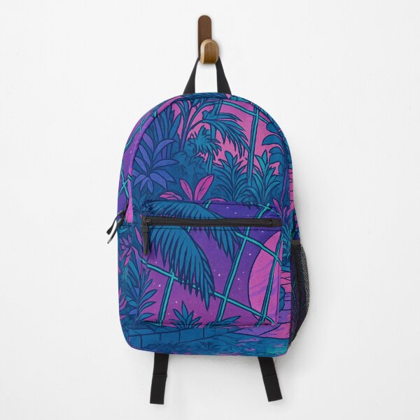 Item preview, Neon Botanical Dome | Vaporwave Jungle Space Garden Art designed and sold by DreamCraze.