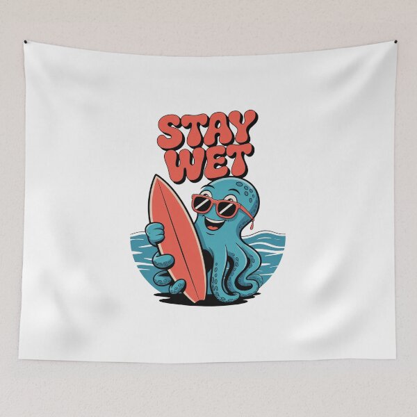 Item preview,  Stay Wet Octopus designed and sold by MonkiFlipp.
