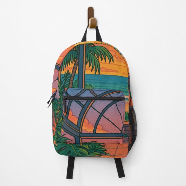 Item preview, Sunset Conservatory View | Tropical Beach Ocean Art designed and sold by DreamCraze.