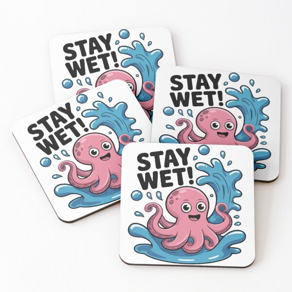 Item preview, Stay Wet Octopus designed and sold by MonkiFlipp.