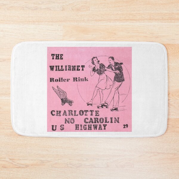 Item preview, Willibnet Roller Rink Charlotte North Carolina Roller Skating Rink Sticker Decal Label Design 2 designed and sold by tislord.
