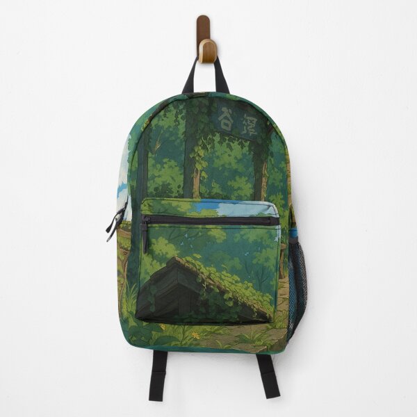 Item preview, Forest Station | Tranquil Anime Landscape designed and sold by DreamCraze.