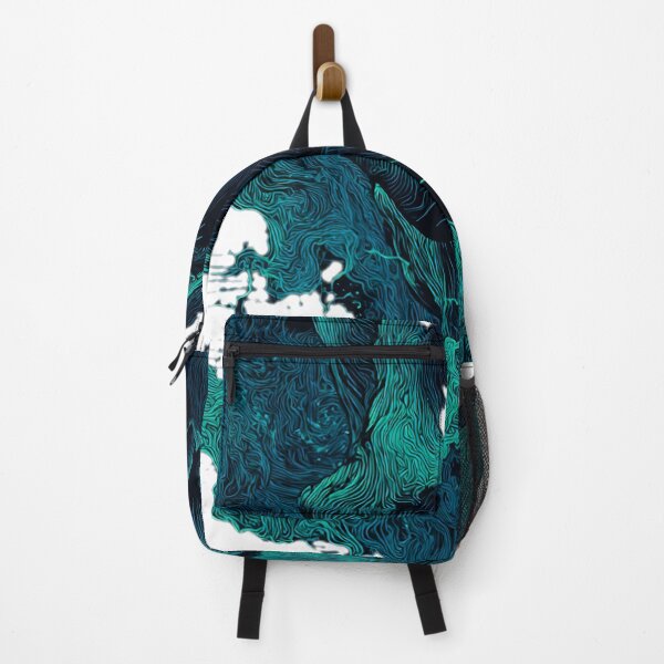 Item preview, skull blue digital artwork linear | dejco.art designed and sold by dejco.art.