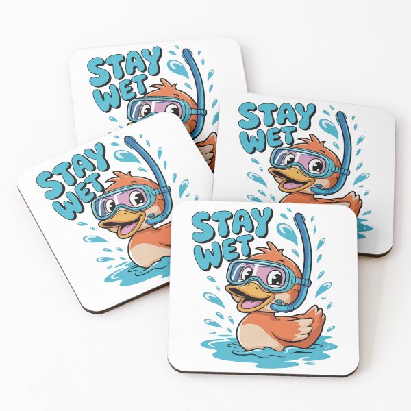 Item preview, Stay Wet Duck designed and sold by MonkiFlipp.