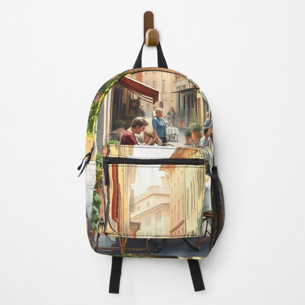 Item preview, Bergamo, Italy: Old Town Street Café Charm designed and sold by LSVart.