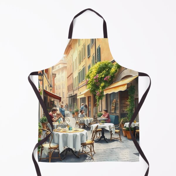 Item preview, Bergamo, Italy: Old Town Street Café Charm designed and sold by LSVart.