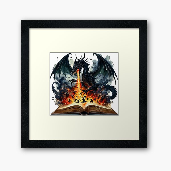 Item preview, Fantasy Book, Fire Dragon Fantasy Book designed and sold by yunamaliskova.