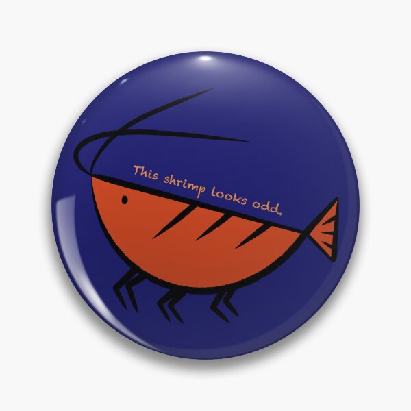 Item preview, This shrimp looks odd. designed and sold by ShrimpDrawing.