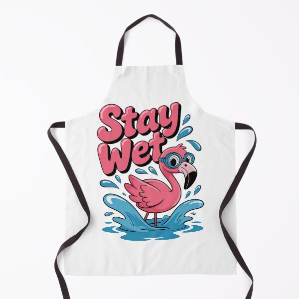 Item preview, Stay Wet Flamingo designed and sold by MonkiFlipp.