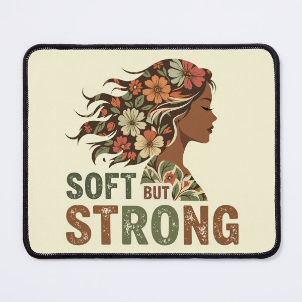Item preview, soft but strong black woman designed and sold by Lydyb-creations.