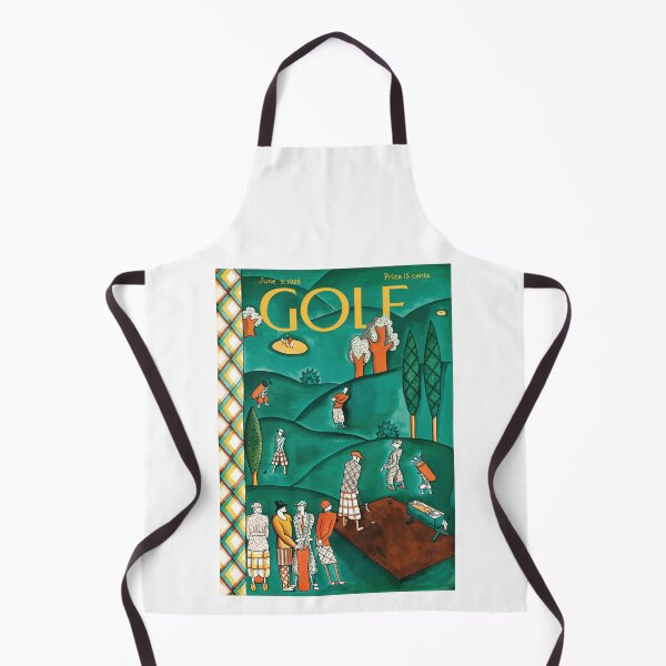 Item preview, Art Deco Golf Magazine Retro Green designed and sold by MidCenturyStore.