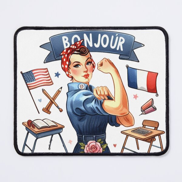 Item preview, Bonjour French Teacher designed and sold by yunamaliskova.