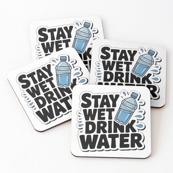 Item preview, Stay Wet Bottle Of Water designed and sold by MonkiFlipp.