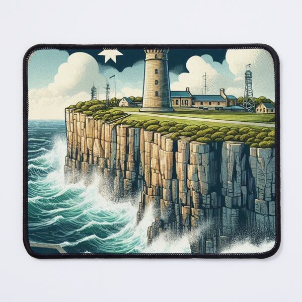 Item preview, Vintage Lighthouse of Jervis Bay designed and sold by yunamaliskova.