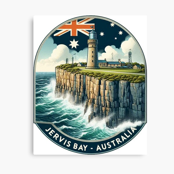Item preview, Vintage Lighthouse of Jervis Bay designed and sold by yunamaliskova.