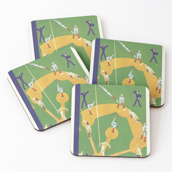 Item preview, Retro Baseball Field Game Sport designed and sold by MidCenturyStore.