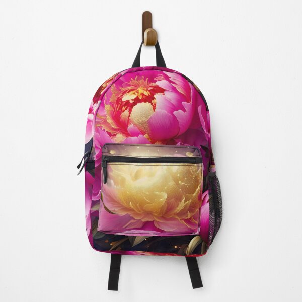Item preview, Beautiful pink peonies with gold accents designed and sold by MarionsArt.