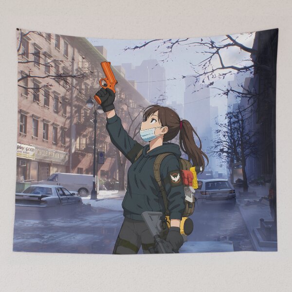 Item preview, The Division 1 Waifu designed and sold by TheRDA.