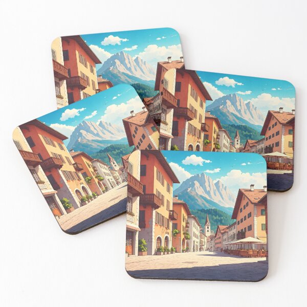 Item preview, Bolzano Old Town: Medieval Charm Amid Alpine Splendor designed and sold by LSVart.