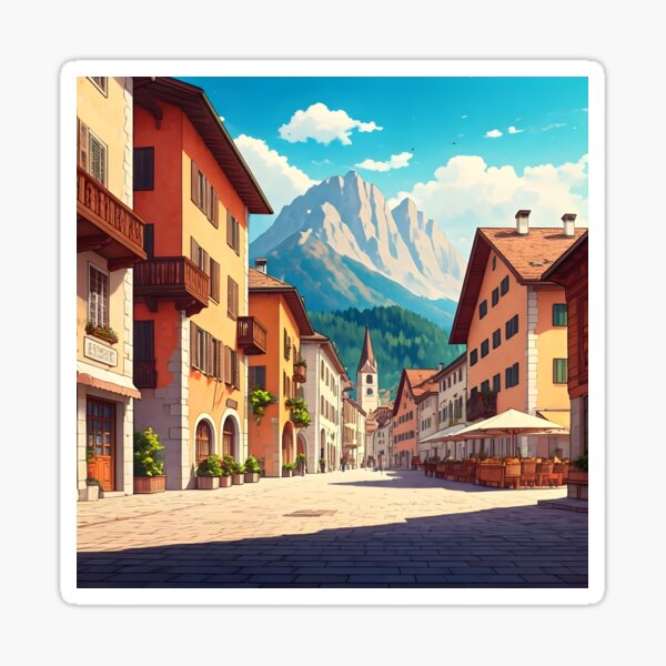 Item preview, Bolzano Old Town: Medieval Charm Amid Alpine Splendor designed and sold by LSV-Art.