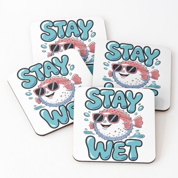 Item preview, Stay Wet Pufferfish designed and sold by MonkiFlipp.