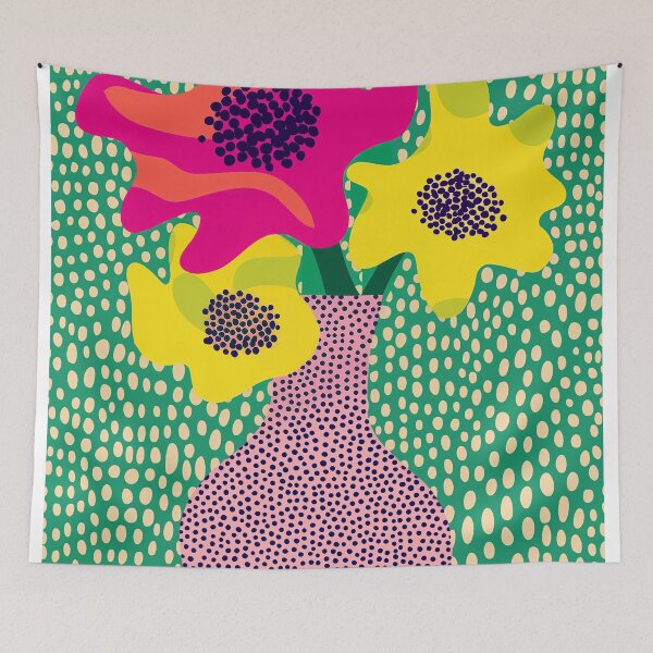 Item preview, 1881 Dot Dot Flower designed and sold by nikoart001.