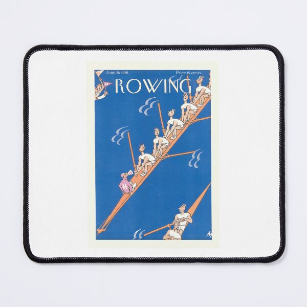Item preview, Rowing Magazine Cover Mid Century Sport designed and sold by MidCenturyStore.
