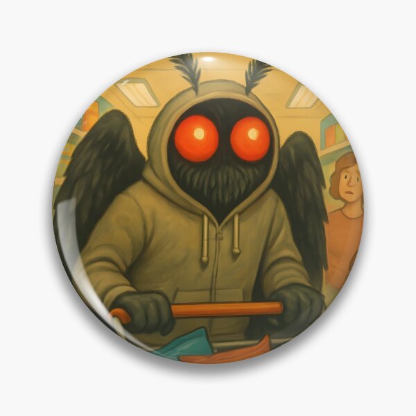 Item preview, Midnight Snacks with Mothman designed and sold by MickeyRemnant.