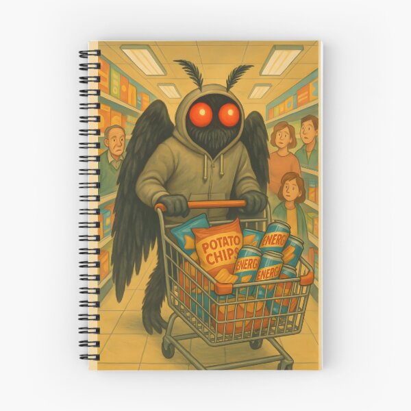 Item preview, Midnight Snacks with Mothman designed and sold by MickeyRemnant.