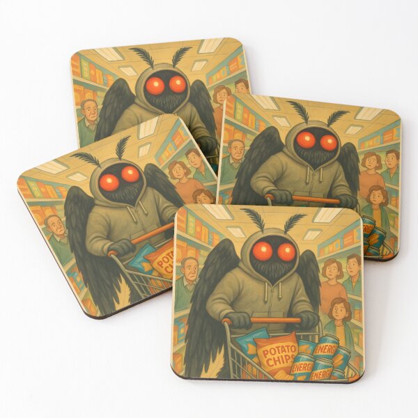 Item preview, Midnight Snacks with Mothman designed and sold by MickeyRemnant.