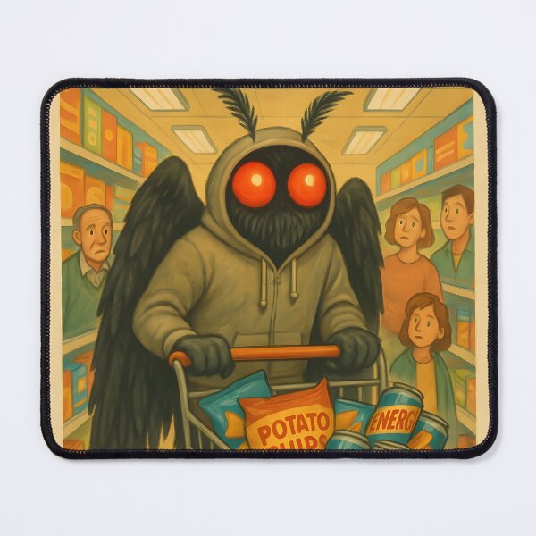 Item preview, Midnight Snacks with Mothman designed and sold by MickeyRemnant.