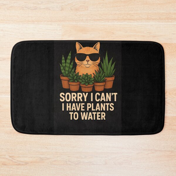 Item preview, Cool Cat with Succulent Plants Quote Art designed and sold by Amr Siam.