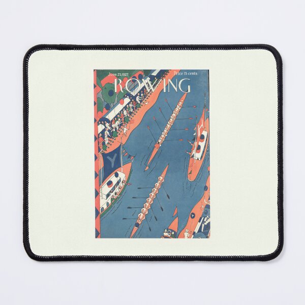 Item preview, Rowing Competition Magazine Cover Mid Century Sport designed and sold by MidCenturyStore.