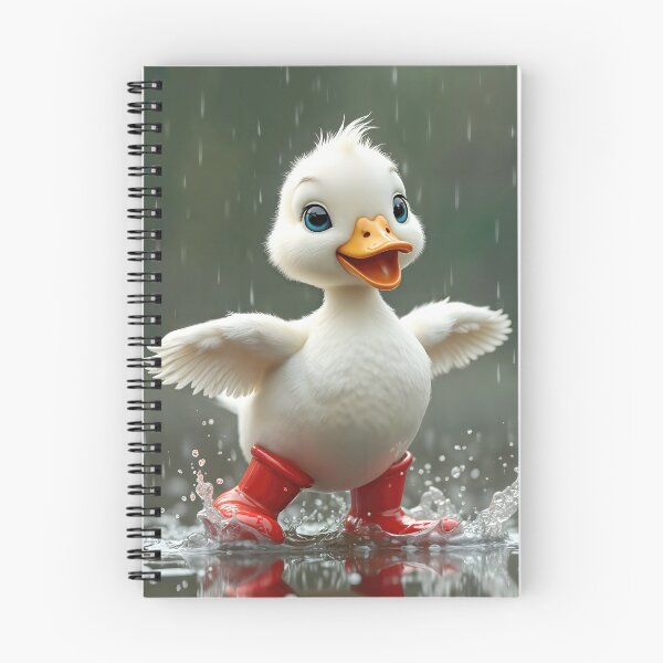 Item preview, Happy Duckling Splashing In a Rain Puddle designed and sold by Maria Dryfhout.