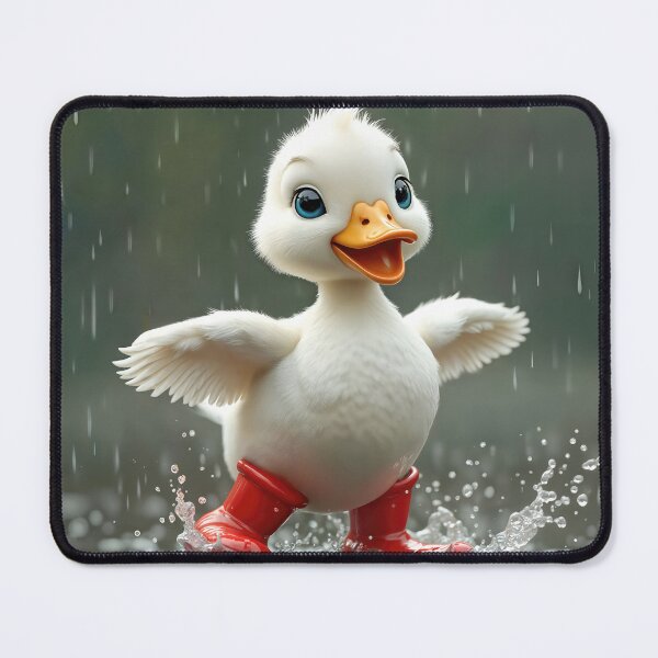 Item preview, Happy Duckling Splashing In a Rain Puddle designed and sold by Maria Dryfhout.