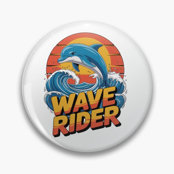 Artikelvorschau, Wave Rider – Episches Delfin-Surf-Design für Sommerliebhaber oder Ozean-Vibes entworfen und verkauft von EpicMediaShop.