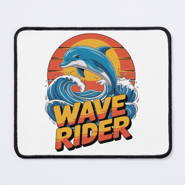 Item preview, Wave Rider – Epic Dolphin Surf Design for Summer Lovers or Ocean Vibes designed and sold by EpicMediaShop.