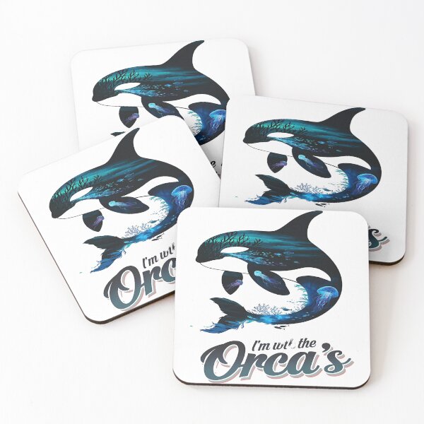 Item preview, I'm with the orca's - People like orca - The future of orca - The king of orca - I love orca - Me and my orca - The orca spirit designed and sold by JansenGS.