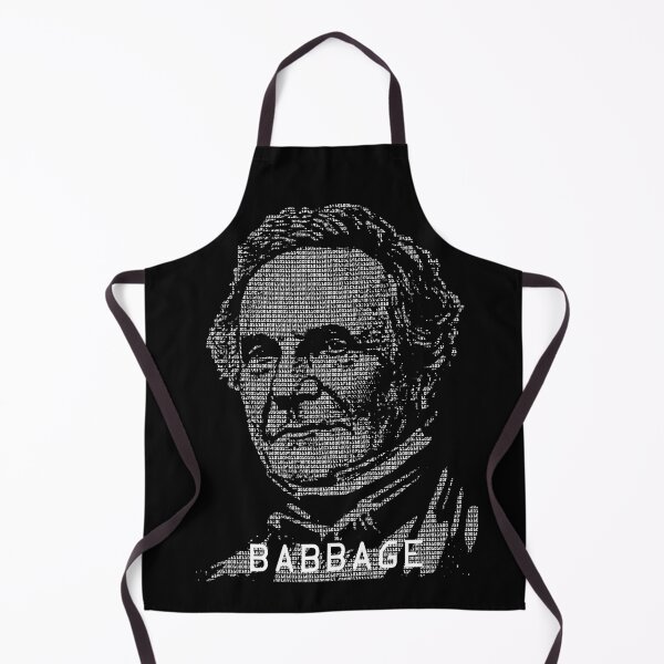 Item preview, Charles Babbage Binary Computer Code Mathematician Portrait designed and sold by GrandeDuc.